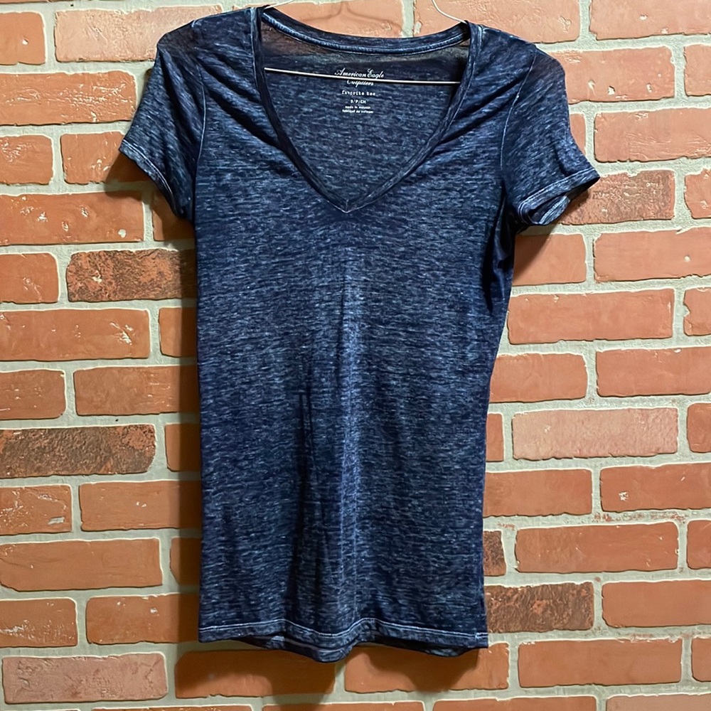 Navy American Eagle Top